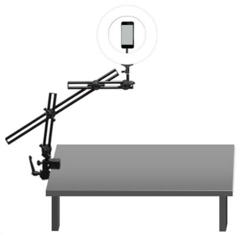 DH-V350 링라이트 13인치 관절암스탠드 세트