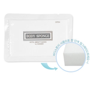 일회용 바디 스폰지 100개