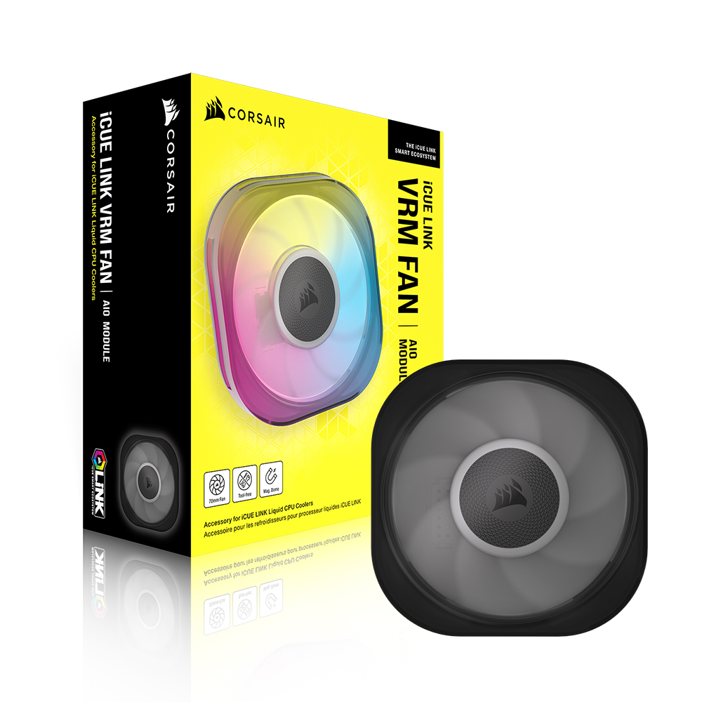 CORSAIR iCUE LINK AIO VRM FAN MODULE (블랙)_이미지