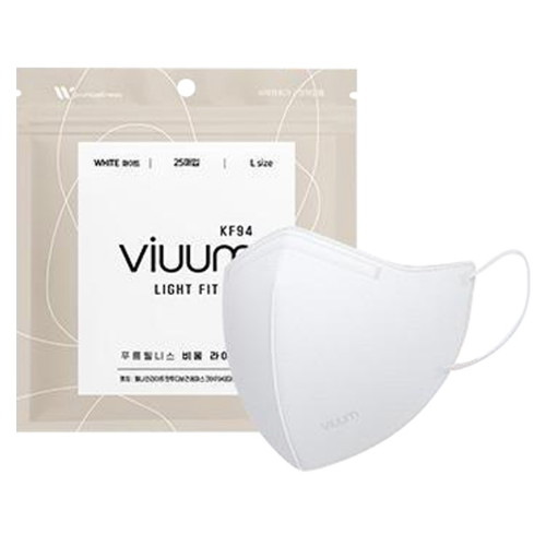 푸름웰니스 비움 라이트핏 KF94 중형 (100매)_이미지