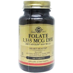 솔가 엽산 1333MCG DFE METAFOLIN 800MCG 100캡슐 (1개)