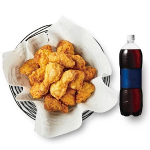 교촌치킨 허니오리지날+콜라1.25L이미지입니다. 누르면 해당 게시물로 새창이동합니다.