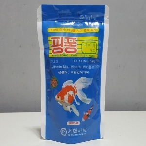 세화사료  난이네아쿠아 핑퐁 100G /민물고기 먹이
