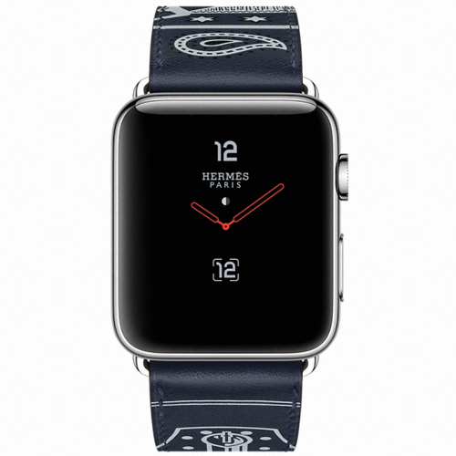 APPLE 워치 시리즈3 에르메스 42mm Cellular 스테인리스 스틸 (마린 갈라 싱글투어)_이미지