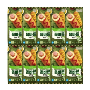 풀무원 올바른핫도그 4개입 5봉+5봉 총 40개입