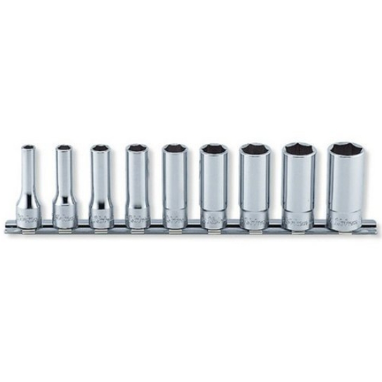 3/8인치 12각 롱 핸드소켓 레일세트 RS3305A (9pcs)