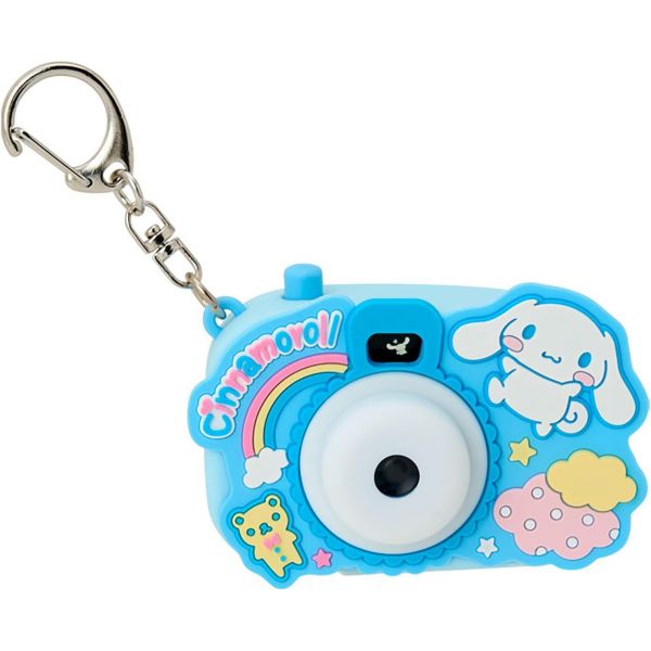 산리오 카메라 모양 조명 스코프 열쇠고리 미니어처 장난감 시나모롤 ABS 수지 PVC 073849