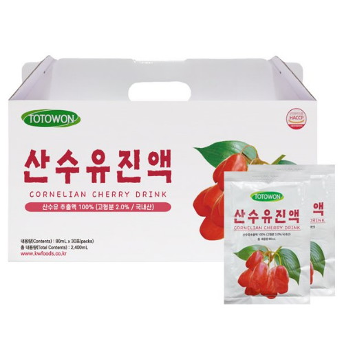 강원식품 토토원 산수유진액 80ml 30포