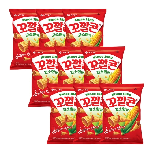 롯데제과 꼬깔콘 고소한맛 67g (9개)