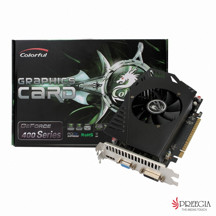 COLORFUL 지포스 GTS450 HERO Black 숏바디 D5 512MB