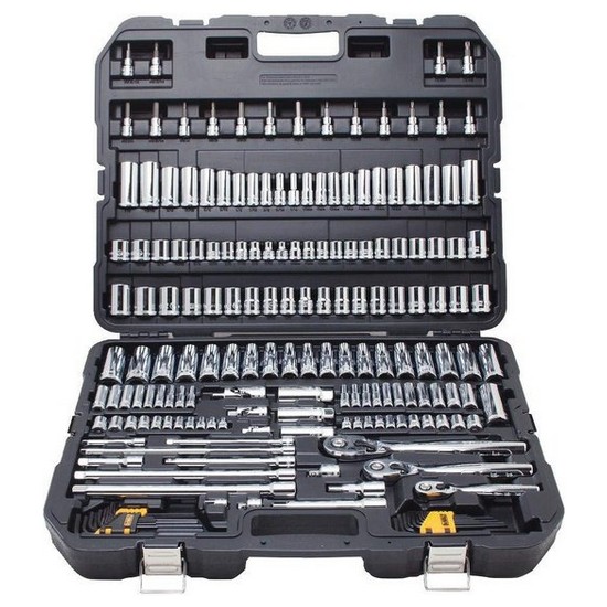 디월트 1/2인치 & 3/8인치 & 1/4인치 드라이브 소켓렌치 세트 DWMT75049 (192pcs)