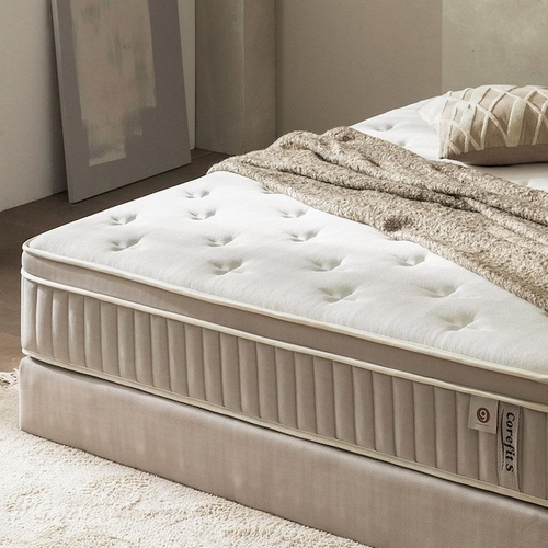 젠티스 단단한 코어핏S 포켓스프링 유로탑 하드 매트리스 Q (27cm)_이미지