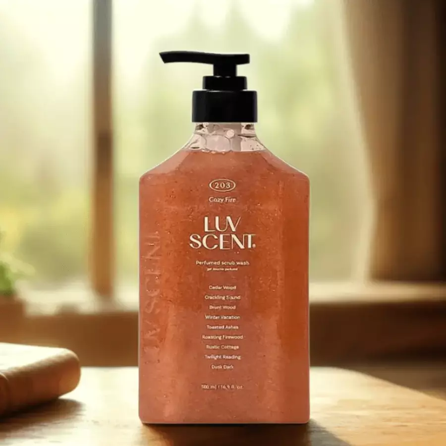 2080 럽센트 스크럽워시 코지파이어 시더우드 500ml