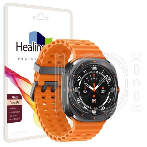 폰트리 힐링쉴드 갤럭시워치 울트라 프라임 고광택 전면측면테두리필름 2매