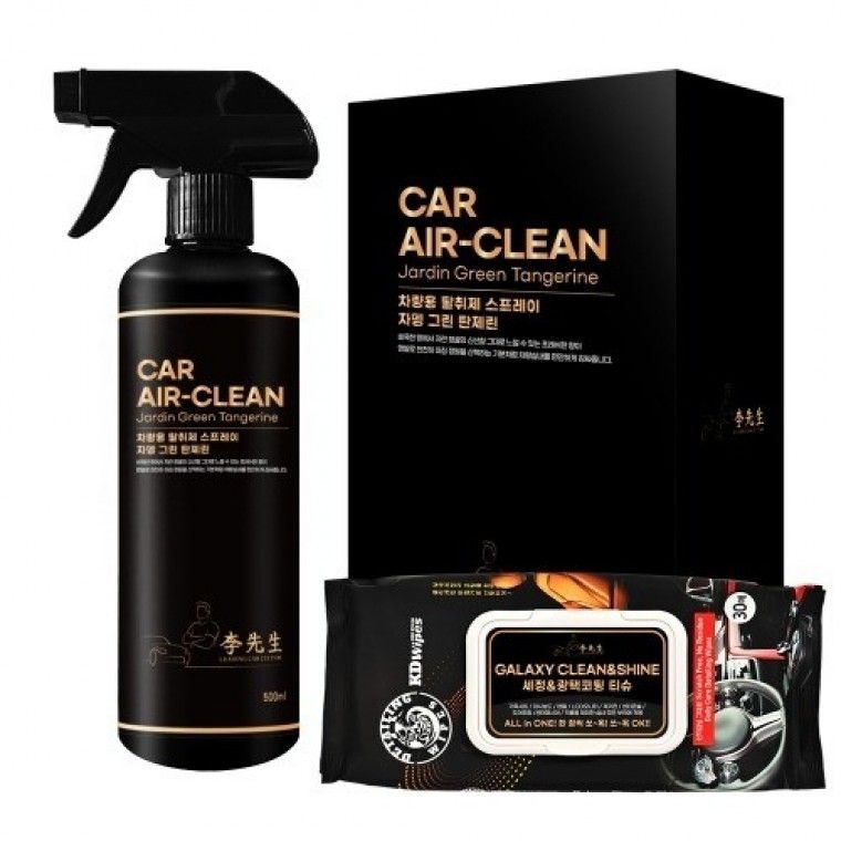 이선생 탈취제 스프레이 500ml + 세정&광택 코팅 티슈 30매