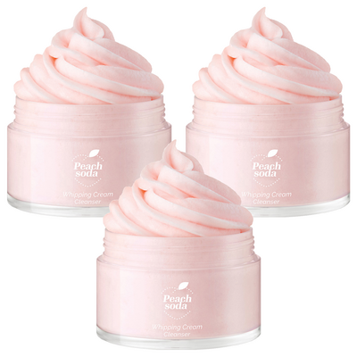 뷰티팩토리 아리얼 피치소다 휘핑 크림 클렌저 100g (3개)_이미지