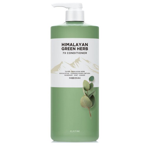 LG생활건강 엘라스틴 히말라야 그린허브 7X 수분케어 컨디셔너 1980ml (1개)