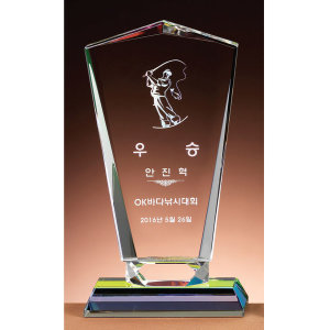 크리스탈 트로피  낚시대회상패 낚시트로피 GM0471