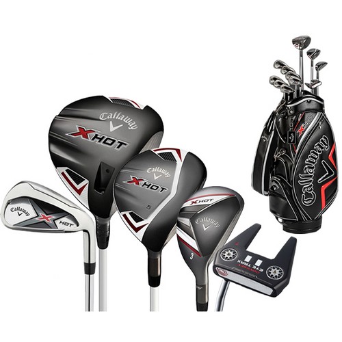 캘러웨이 X-HOT 풀세트 [12개 경량스틸 캐디백 정품]