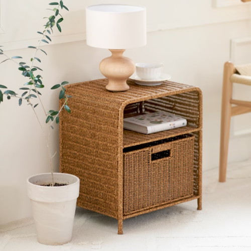 하우스레시피 PP라탄 1단 수납장