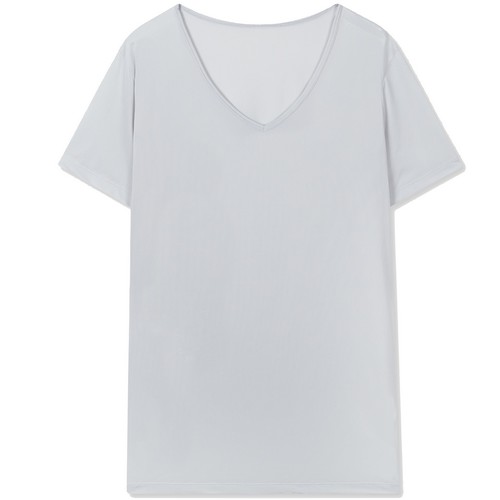 스파오 COOLTECH 에어메쉬 V넥 반팔 SPMRB25U10 (1매)