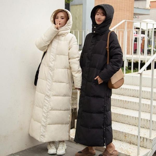 캐주얼 잠바 보온성 후드 롱패딩 한파 점퍼 S28415295