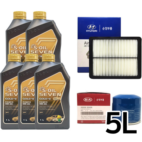 에쓰오일 세븐골드 5W30 + 순정필터 LF쏘나타 1.6 가솔린터보