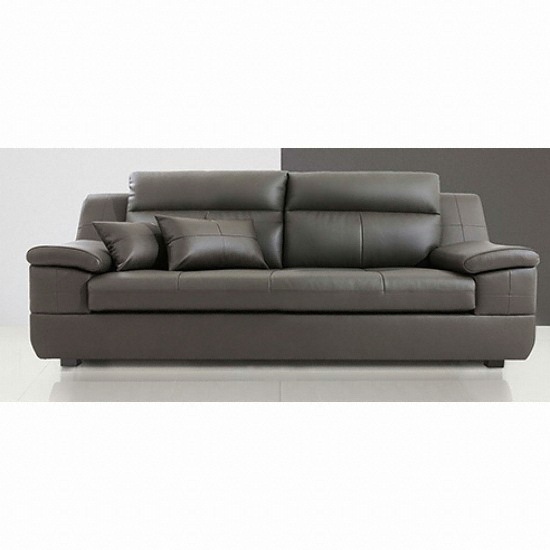 동서가구 테라 컴팩트 천연가죽 소파 3인용 (스툴포함)_이미지