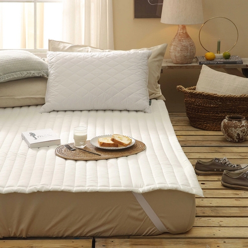 비비월드 플로라 내추럴 순면 40수 침대패드 (1개, 킹 K)