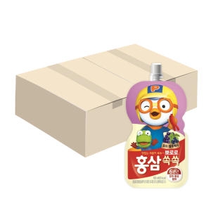 건강마을 팔도 뽀로로 홍삼쏙쏙 포도 블루베리 100ml (80개)_이미지