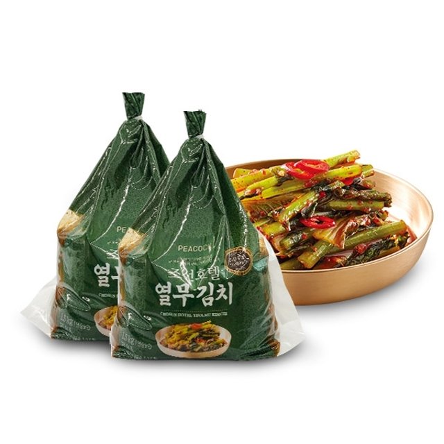 이마트 피코크 조선호텔 열무김치 1.5kg (2개)_이미지