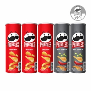 켈로그 프링글스 오리지널 110g x 2개 + 양파 110g x 2개 + 치즈맛 110g x 2개