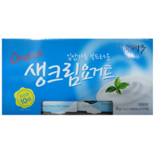 동원F&B 소와나무 생크림 요거트 85g (16개)_이미지