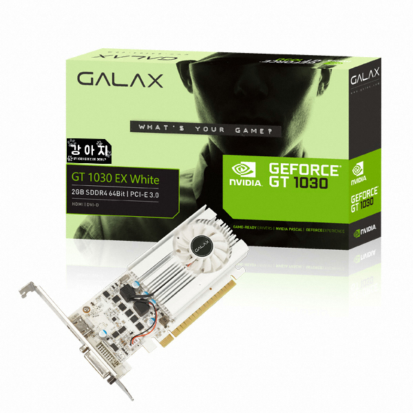 지포스 GT1030 강아지 EX D4 2GB LP