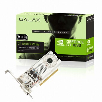 갤럭시 GALAX 지포스 GT<b>1030</b> 강아지 EX D4 2GB LP
