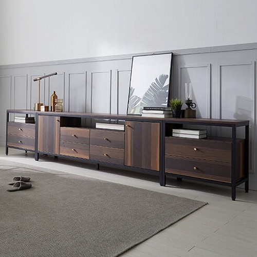 지베스  코코 3단 높은 거실장세트 3100