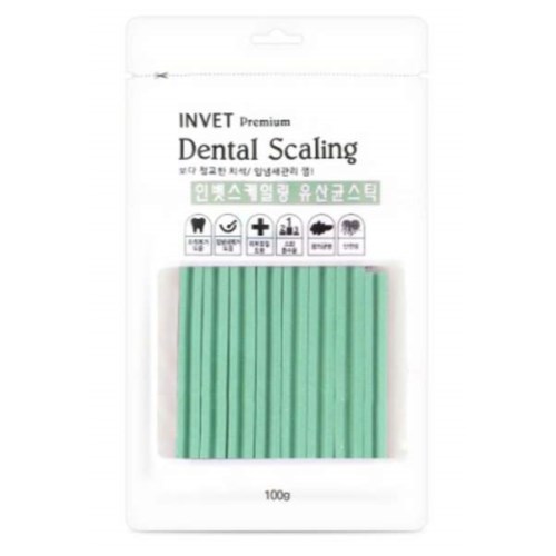 인벳 덴탈 스케일링 유산균스틱 100g (3개)_이미지