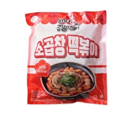 몬스터곱창 소곱창 떡볶이 620g (1개)