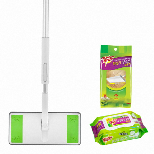 3M 스카치브라이트 올터치 막대걸레 표준형 (+정전기30매, 물걸레20매)_이미지