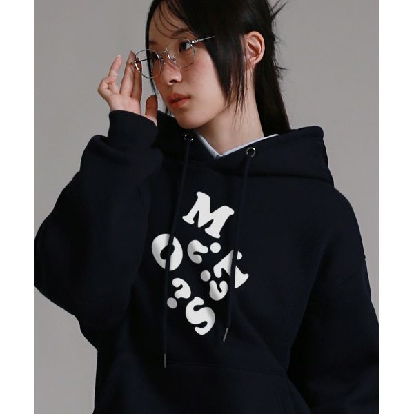 모스트 라이크더 큐리오시티 오버핏 후드_네이비 319461_이미지