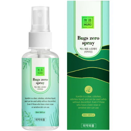 무로 벅스 제로 모기기피 스프레이 50ml (9개)_이미지