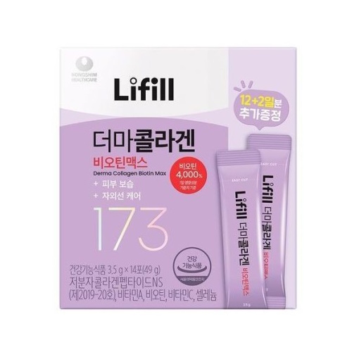 농심 라이필 더마 콜라겐 비오틴맥스 50포 (10개)_이미지