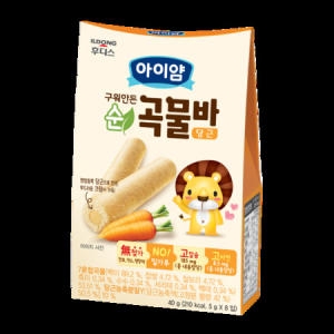 아이얌 구워만든 순곡물바 당근 40g (30개)_이미지