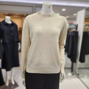 요하넥스 글리터 조직변형 반넥니트 Z<b>6D</b>1N102-1-LE_BP