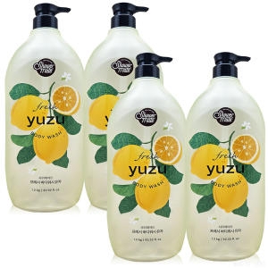 샤워메이트 내추럴 바디워시 유자 1200g (4개)_이미지