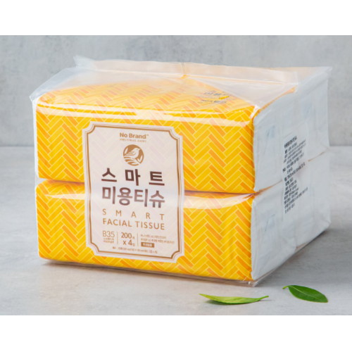 노브랜드 ㅤ스마트 미용티슈 200매 (4개입) *1팩_이미지