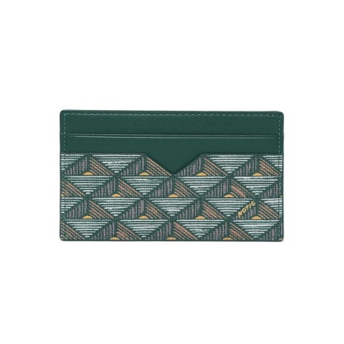 트라이본즈 노티그 피라미드패턴 카드지갑 그린 OKF1ACP5101E1 000