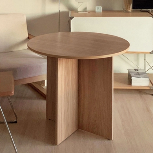 우드레이 홈카페 원형 식탁 600 (의자별도)_이미지