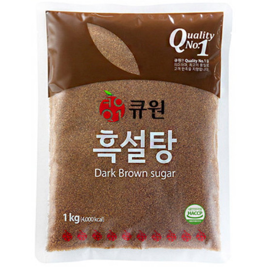 삼양사 큐원 흑설탕 1kg (3개)