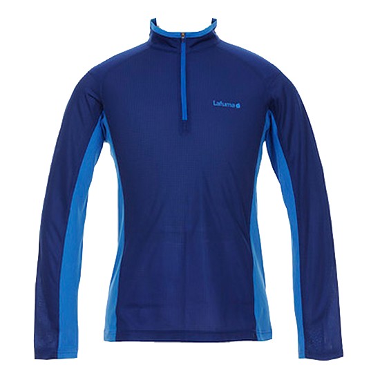 라푸마 FIELDSENSOR 라글란 반짚업 티셔츠 LME00B311 (네이비 남성용)_이미지